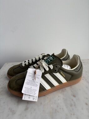 Adidas Green Samba Sneakers